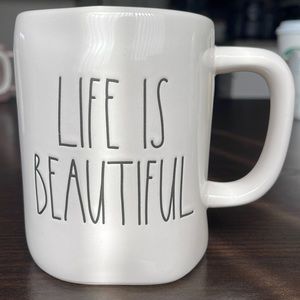 NEW Rae Dunn Life is Beautiful Mug